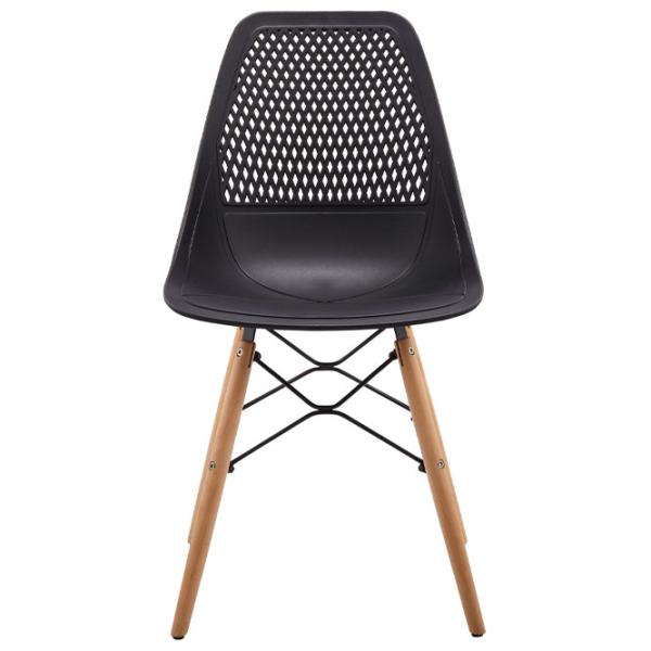 Scaun de bucătărie DecoPrim Andy Metal/ Plastic/ Black photo 2