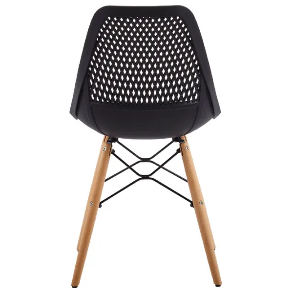 Scaun de bucătărie DecoPrim Andy Metal/ Plastic/ Black photo 3