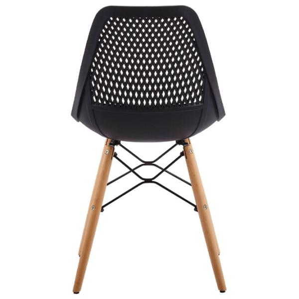 Scaun de bucătărie DecoPrim Andy Metal/ Plastic/ Black photo 3