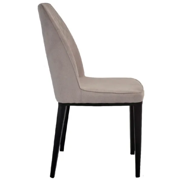 Scaun de bucătărie DecoPrim B-02 Stofă/ Gray Black photo 2 Scaun de bucătărie DecoPrim B-02 Stofă/ Gray Black photo 2