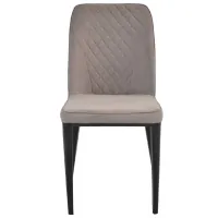 Scaun de bucătărie DecoPrim B-02 Stofă/ Gray Black photo 3