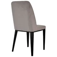 Scaun de bucătărie DecoPrim B-02 Stofă/ Gray Black photo 4