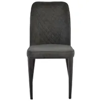 Scaun de bucătărie DecoPrim B-02 Stofă/ Gray Black photo 2