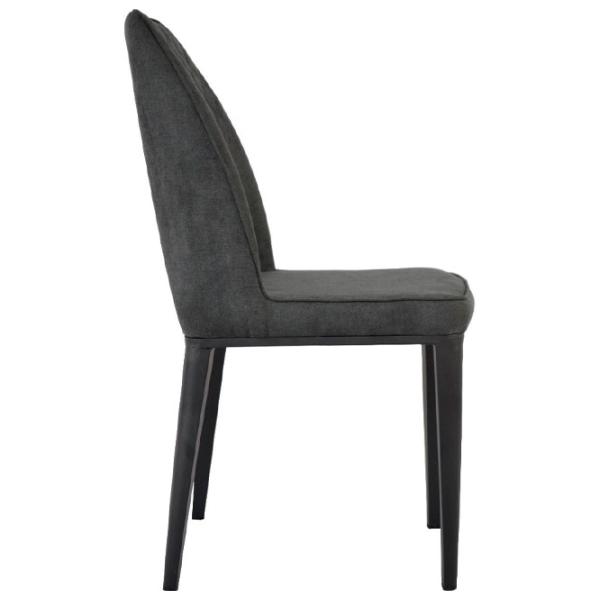 Scaun de bucătărie DecoPrim B-02 Stofă/ Gray Black photo 3 Scaun de bucătărie DecoPrim B-02 Stofă/ Gray Black photo 3