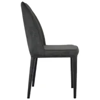 Scaun de bucătărie DecoPrim B-02 Stofă/ Gray Black photo 3