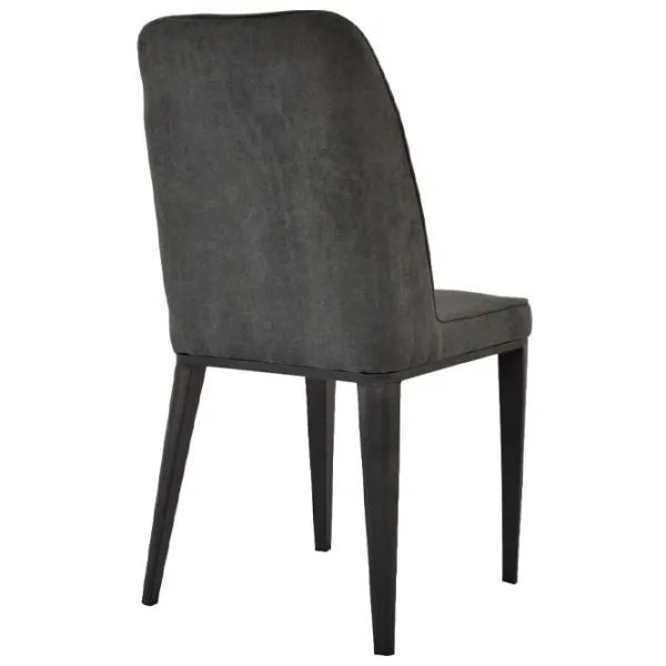 Scaun de bucătărie DecoPrim B-02 Stofă/ Gray Black photo 4 Scaun de bucătărie DecoPrim B-02 Stofă/ Gray Black photo 4