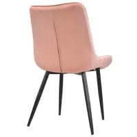 Scaun de bucătărie DecoPrim Hans Stofă/ Pink photo 2