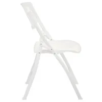 Scaun de bucătărie DecoPrim SP-05 Plastic/ White photo 2
