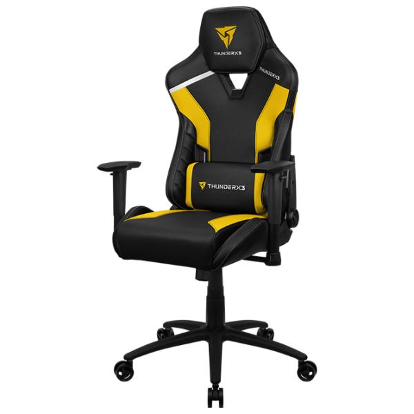 Scaun Gaming ThunderX3 TC3 Yellow Black photo 5