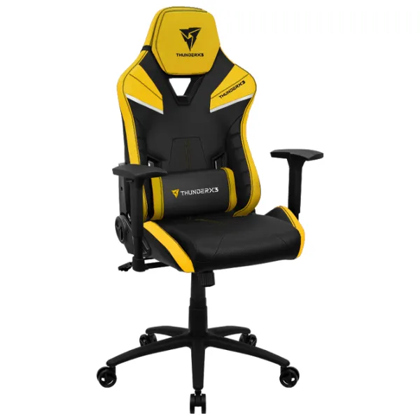 Scaun Gaming ThunderX3 TC5 Yellow Black photo 4