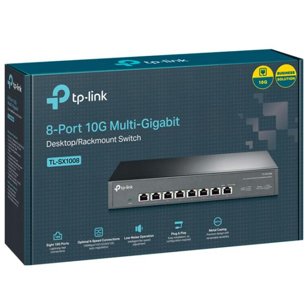 Switch TP-Link TL-SX1008 Черный photo 5