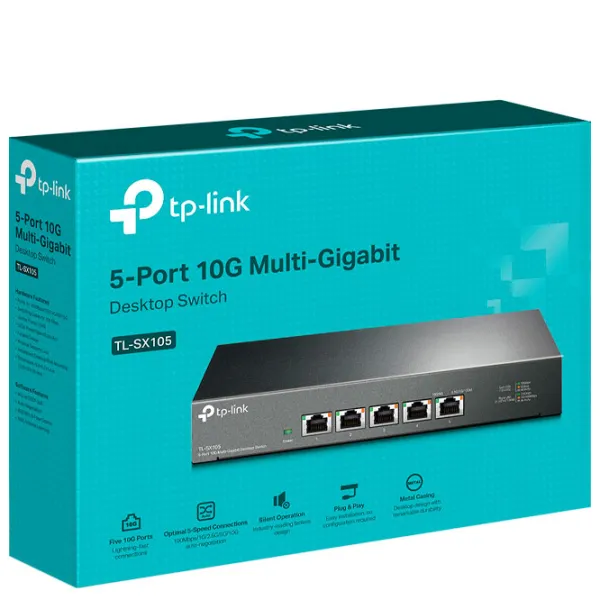 Switch TP-Link TL-SX105 Черный photo 5