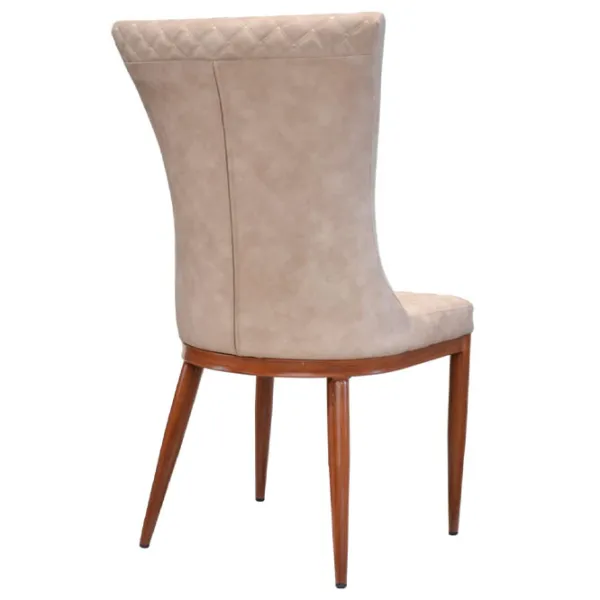 Scaun de bucătărie DecoPrim C-64 ECO Piele/ Beige Brown photo 2