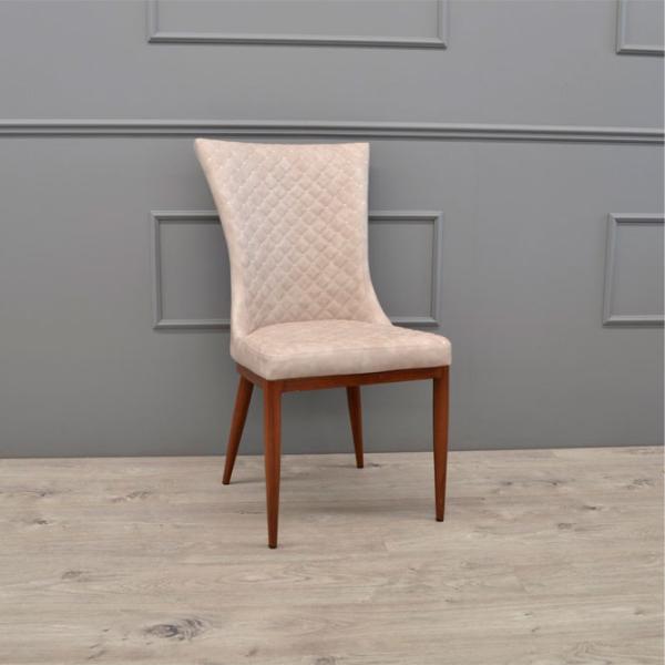 Scaun de bucătărie DecoPrim C-64 ECO Piele/ Beige Brown photo 3