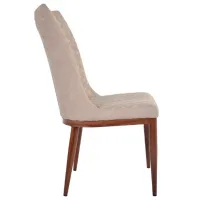 Scaun de bucătărie DecoPrim C-64 ECO Piele/ Khaki Brown photo 3
