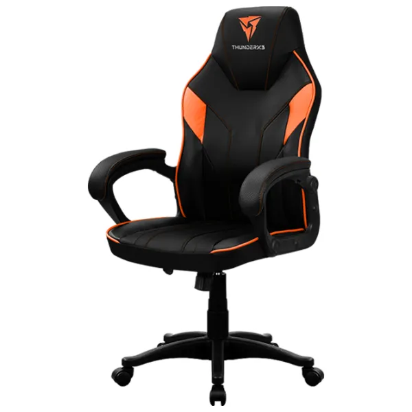 Scaun Gaming ThunderX3 EC1 Orange Black photo 5