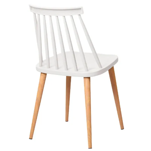 Scaun de bucătărie DecoPrim Jack White Brown photo 2 Scaun de bucătărie DecoPrim Jack White Brown photo 2