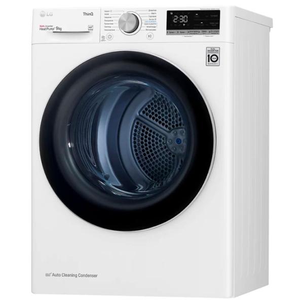 Mașină de uscat rufe LG DC90V5V0W 9 kg/ White photo 2