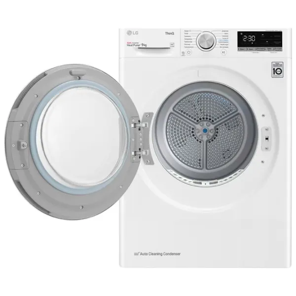 Mașină de uscat rufe LG DC90V5V0W 9 kg/ White photo 4