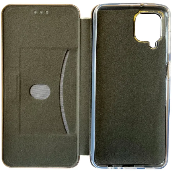 Husă pentru smartphone Samsung Galaxy A12/ Galaxy M12 Rival/ Flip Cover/ Soft/ Gold photo 2