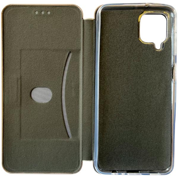 Husă pentru smartphone Samsung Galaxy A12/ Galaxy M12 Rival/ Flip Cover/ Soft/ Gold photo 2