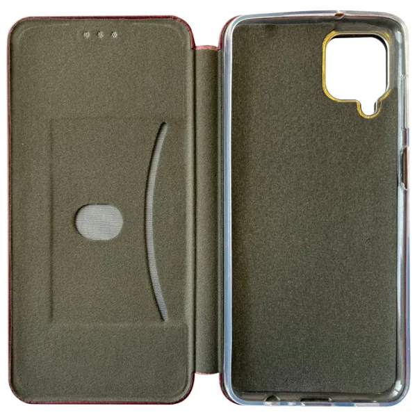 Husă pentru smartphone Samsung Galaxy A12/ Galaxy M12 Rival/ Book Cover/ Piele/ Plum Brown photo 2