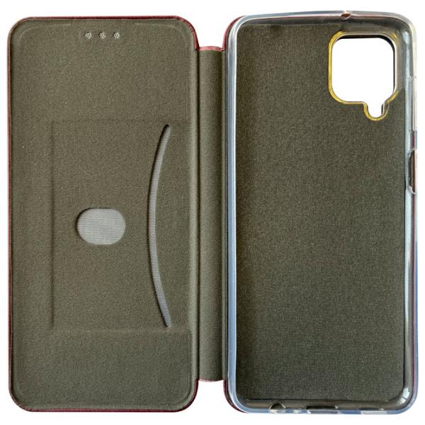 Husă pentru smartphone Samsung Galaxy A12/ Galaxy M12 Rival/ Book Cover/ Piele/ Plum Brown photo 2