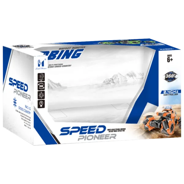 Mașină Lead Honor Speed Pioneer Double-Sided LH-C025A-3  / 2.4 GHz / Blue photo 4