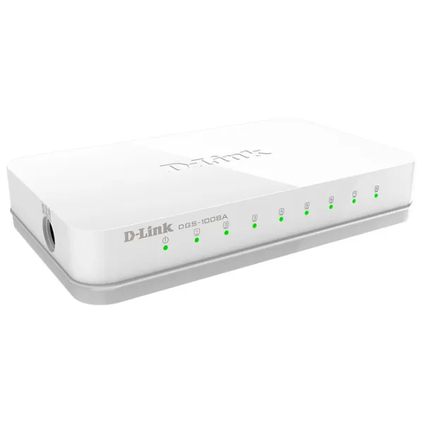 Switch D-Link DGS-1008A White photo 2
