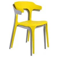 Scaun de bucătărie DecoPrim Spring Yellow photo 2