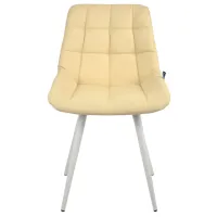 Scaun de bucătărie DecoPrim Nicole Piele artificială/ Beige photo 2