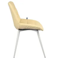 Scaun de bucătărie DecoPrim Nicole Piele artificială/ Beige photo 4