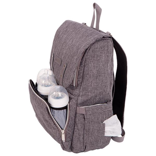Geantă pentru mămici Kikka Boo Caira (31108020026) Poliester/ Light Gray photo 4