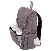 Geantă pentru mămici Kikka Boo Caira (31108020026) Poliester/ Light Gray photo 4
