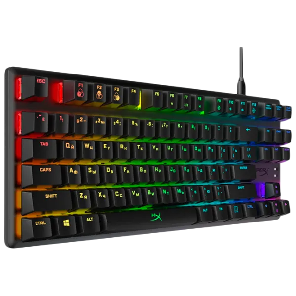 Клавиатура HyperX Alloy Origins Core Key switch - Hyperx Blue Проводная/ Черный photo 2