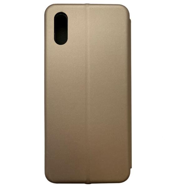 Husă pentru smartphone Xiaomi Redmi 9A Rival/ Flip Cover/ Soft/ Gold photo 3