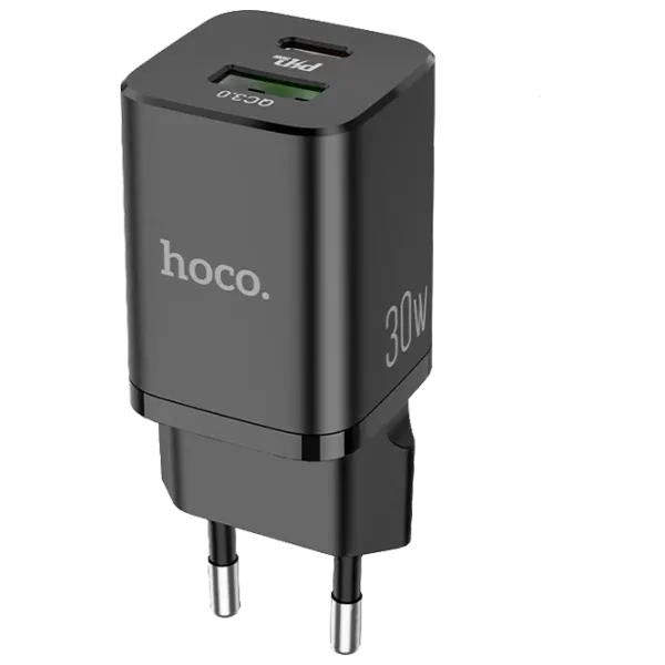Încărcător de rețea Hoco N13 Black photo 2