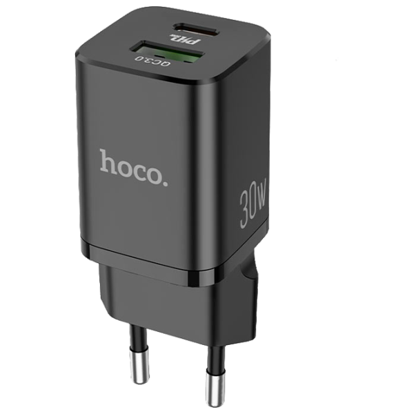 Încărcător de rețea Hoco N13 Black photo 2