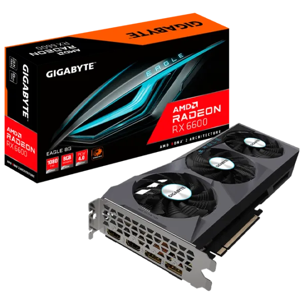 Placă video Gigabyte Radeon RX 6600 PCI Express x16 4.0 / 8 GB photo 6 Placă video Gigabyte Radeon RX 6600 PCI Express x16 4.0 / 8 GB photo 6