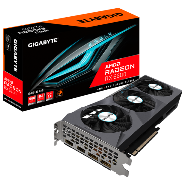 Placă video Gigabyte Radeon RX 6600 PCI Express x16 4.0 / 8 GB photo 6 Placă video Gigabyte Radeon RX 6600 PCI Express x16 4.0 / 8 GB photo 6