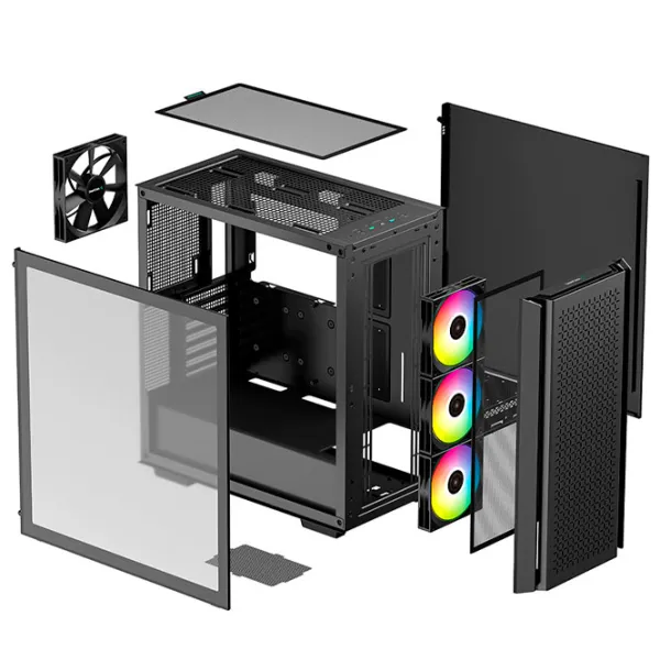 Корпус Deepcool CC560 Mid Tower / Черный photo 10