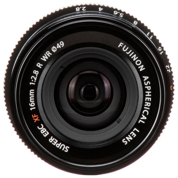 Объектив Fujinon XF16 mm F2.8 R WR Черный photo 3