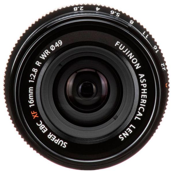Объектив Fujinon XF16 mm F2.8 R WR Черный photo 3
