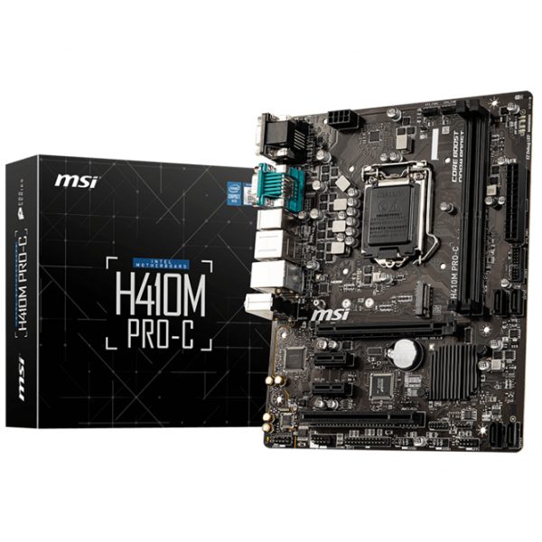 Материнская плата MSI H410M PRO-C mATX/ Intel H410M photo 5