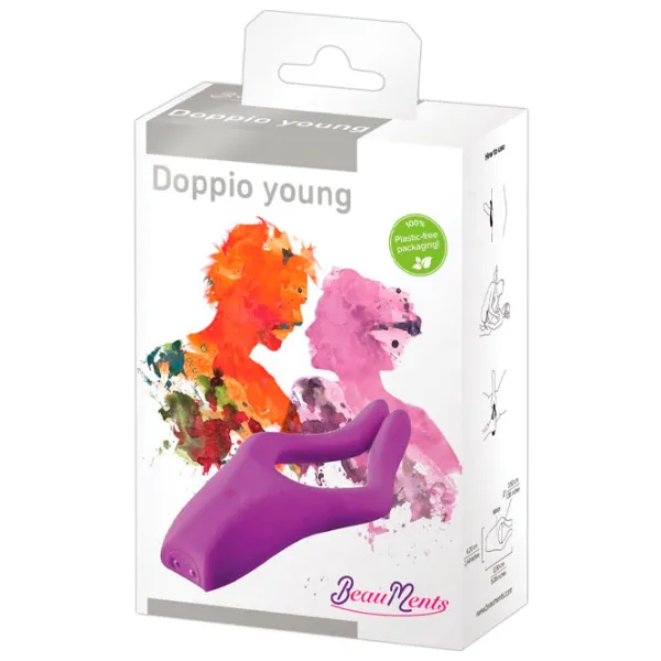 Вибратор BeauMents Doppio young Пурпурный photo 5 Вибратор BeauMents Doppio young Пурпурный photo 5