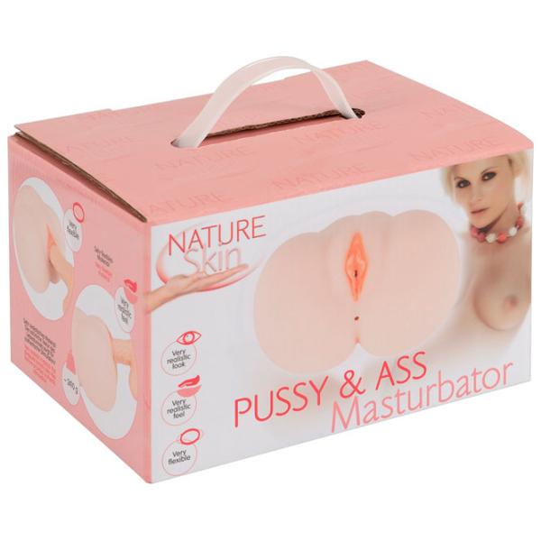 Мастурбатор Nature Skin Pussy Ass Бежевый photo 4