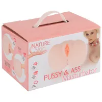 Мастурбатор Nature Skin Pussy Ass Бежевый photo 4