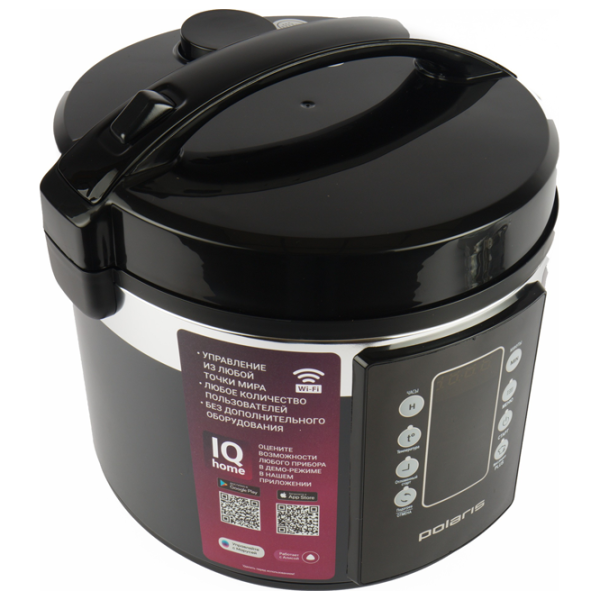 Мультиварка Polaris PMC0528 Wi Fi IQ Home 750 Вт/ Черный photo 2