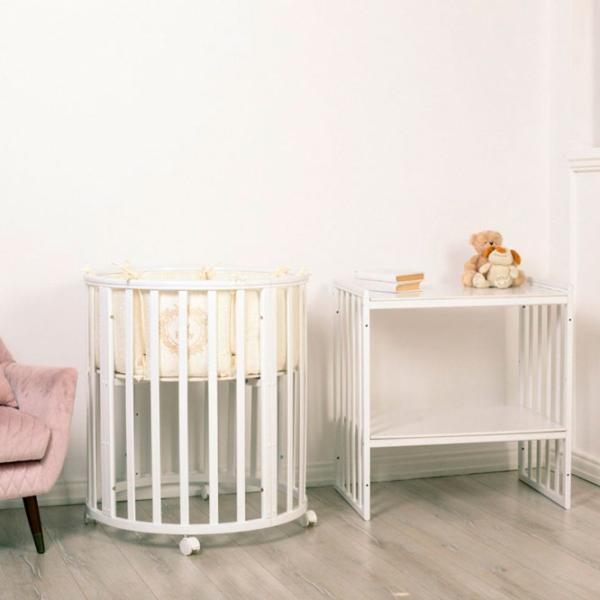 Детская кровать Incanto Mimi (40630/ 2) 0 месяцев - 5 лет/ Белый photo 4 Детская кровать Incanto Mimi (40630/ 2) 0 месяцев - 5 лет/ Белый photo 4