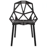 Scaun de bucătărie DecoPrim ST-14 Plastic/ Black photo 3